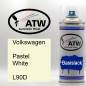 Preview: Volkswagen, Pastel White, L90D: 400ml Sprühdose, von ATW Autoteile West.